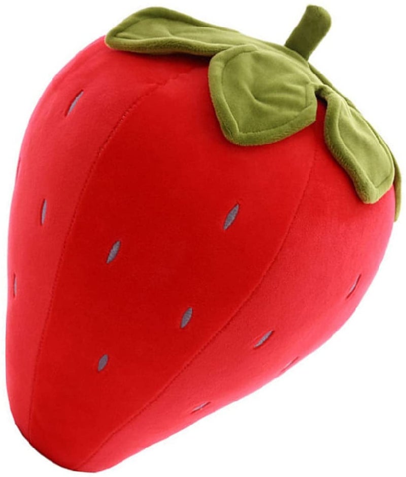 Cute rabbit Various Fruit Plush Toy Stuffed Vegetables Plush Toy Plush (Red Strawberry) - Image 1
